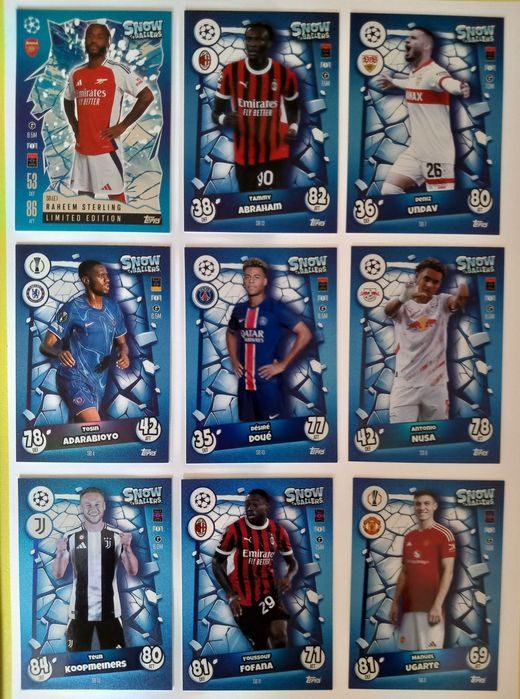 Футболни карти Мач атакс 24/25 и Екстра 24/25