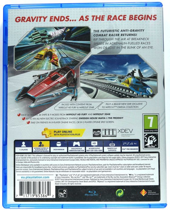 WipeOut PS4 Playstation 4