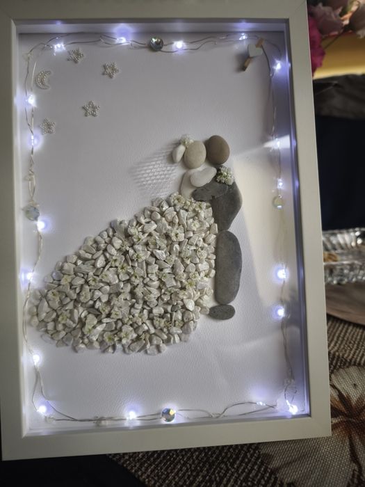 Tablouri handmade personalizat din pietre