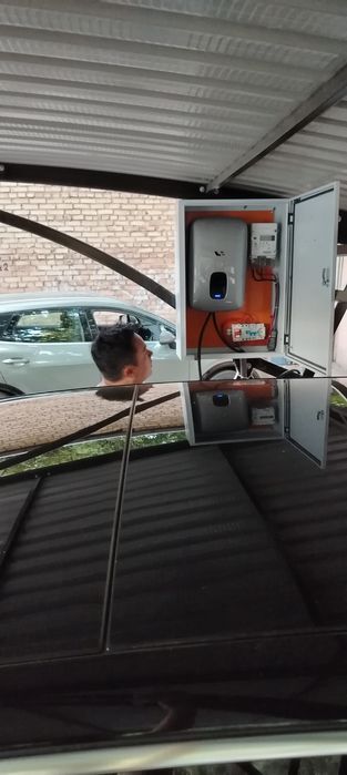 Установка зарядное устройство для Электромобилей.
7квт зарядка установ