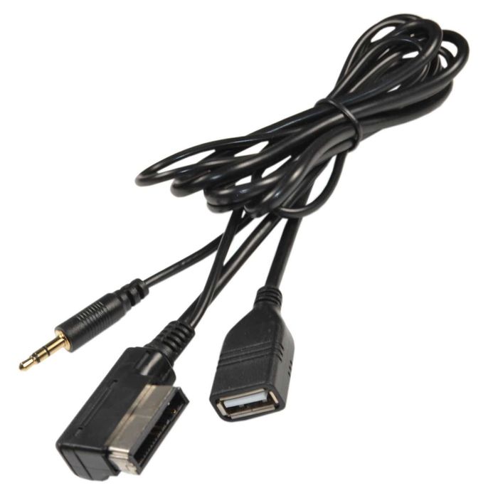 USB AUX AMI MMI Кабел Audi VW A4 A5 A6 A7 A8 А4 А6 АМИ Букса УСБ ауди