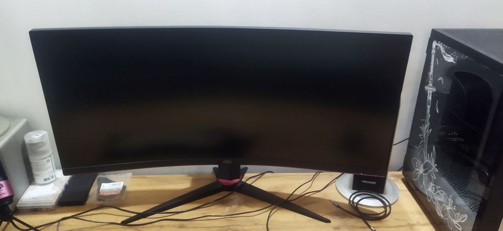 Монитор 34" AOC CU34G2XP/BK/01
