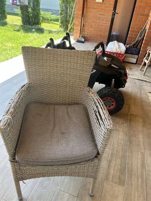 Set Gradina Terasa Ratan Scaune + Masa