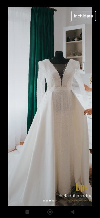 Rochie mireasa doi in unu