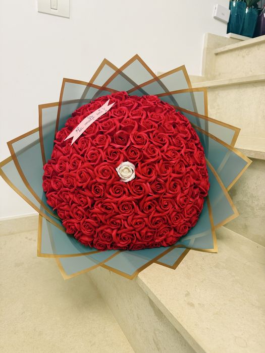 Buchet trandafiri sapun