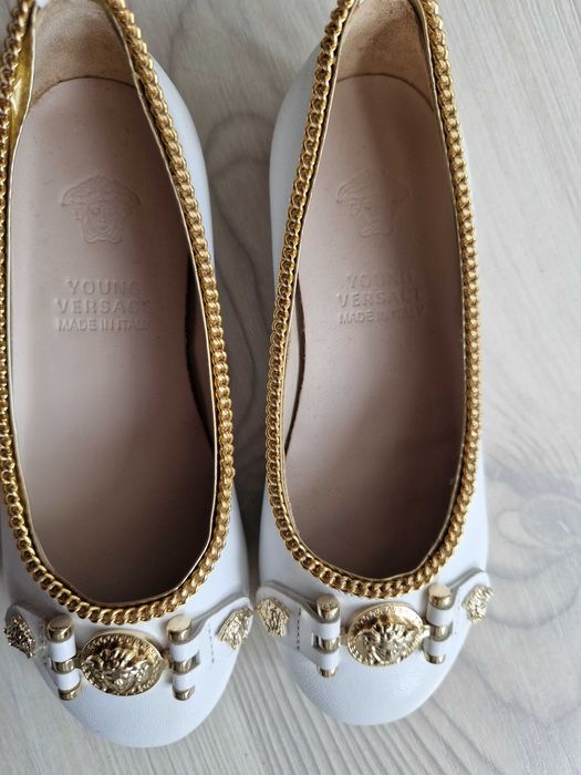 Balerini Versace Young piele naturala Italia noi