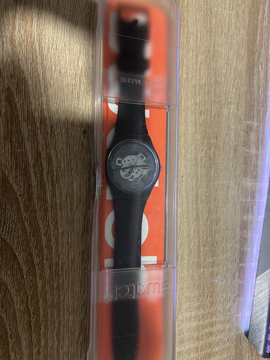 Часы swatch синие