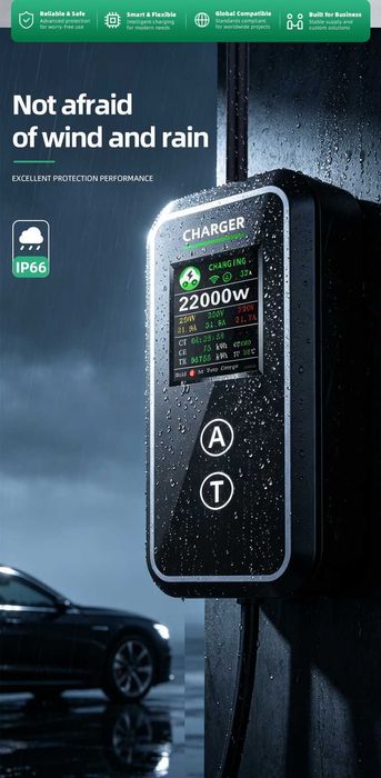Професионално ново зарядно за електрически автомобили Type 2 4в1 3.6/7/11/22kW