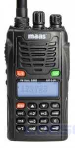 Statie emisie receptie, transceiver portabil VHF/UHF, MAAS AHT-2UV