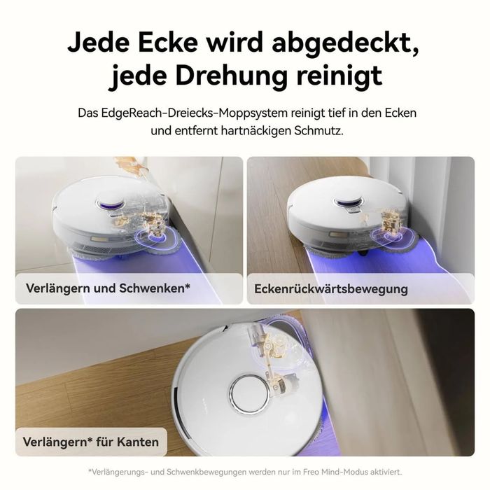 Aspirator robot Narwal Freo X10 PRO, 11000Pa, senzor LiDar, alb