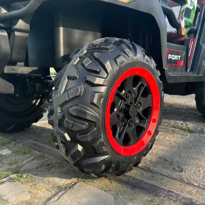 Детско Акумулаторно Бъги Super-Carrier UTV, 4x4, 140W, 12V/7Ah