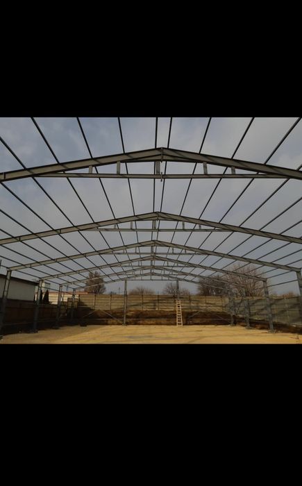 Vând ferme metalice și hale complete facem o sa