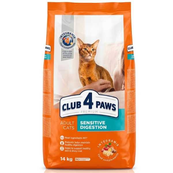 Суха Храна за Котки с Чувствително Храносмилане - 2кг/14кг - Club4Paws