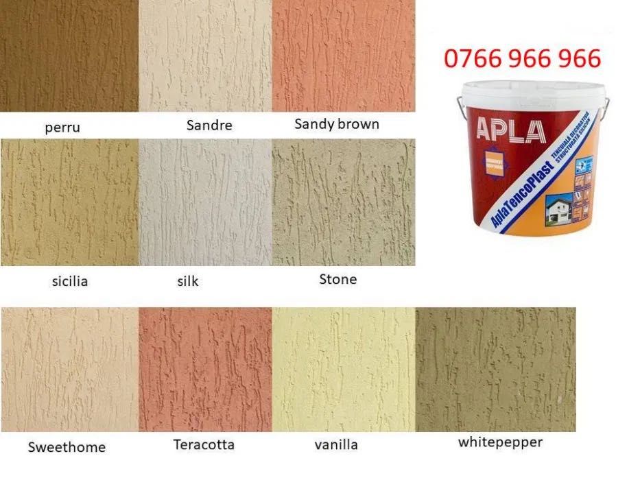 Apla Duraziv Deko Kraft Caparol Oskar Baumit Tencuiala decorativa