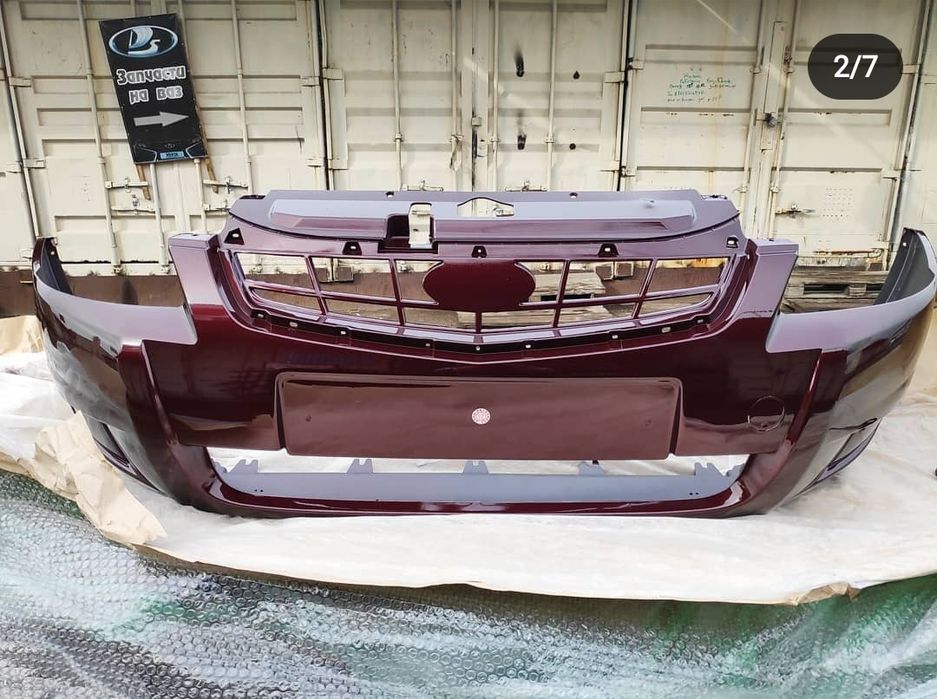 Бампер передний приора