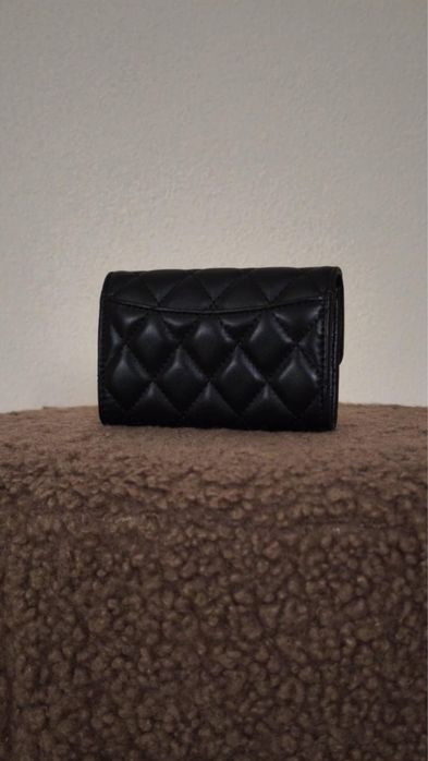 Портфейл/ Картодържател Chanel - Естествена агнешка кожа