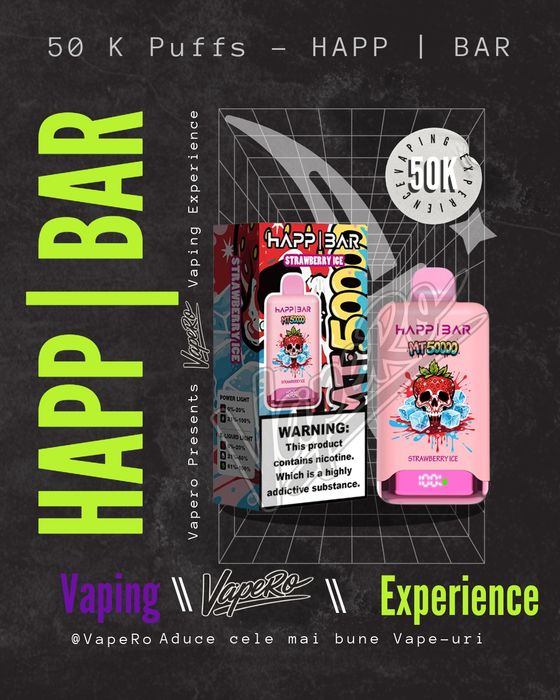 Vape Happ I Bar MT 50K - Puffuri Reale
