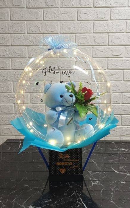 Продам мишку в шаре подарок с музыкой