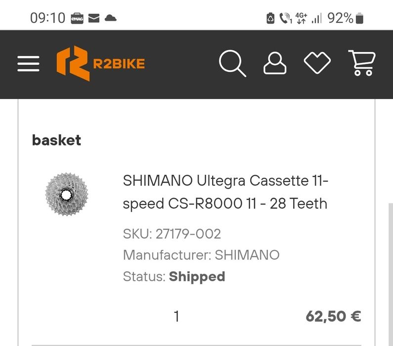 Shimano ultegra R8000