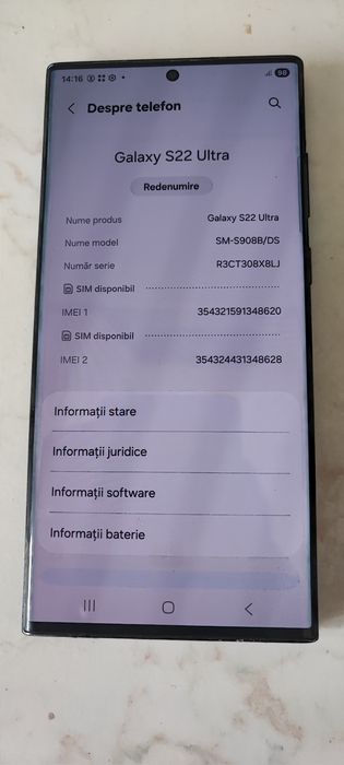 Samsung s22 ultra 256 / 12