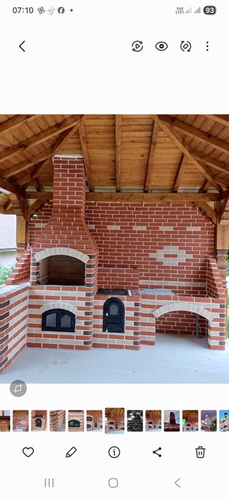 Execut șeminee,cuptoare rustice și grătare de curte