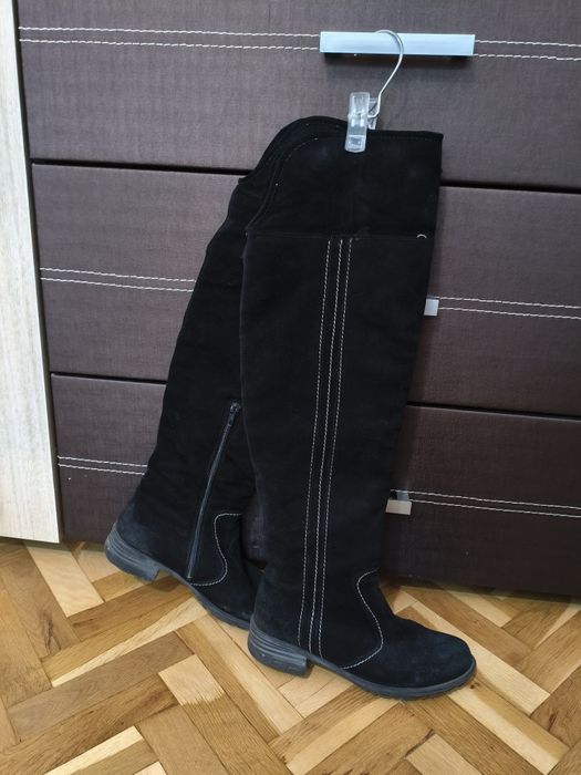 Зимни ботуши над коляното регулируеми