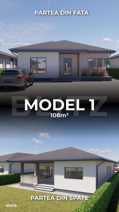 Teren intravilan cu proiect de casa aprobat, in Mihai Viteazu