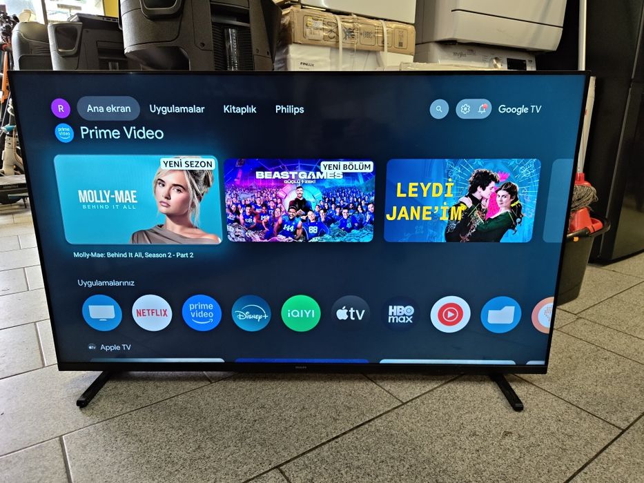 Смарт Телевизор Philips 50" (126см) 4K Ultra HD / Google TV / Гаранция