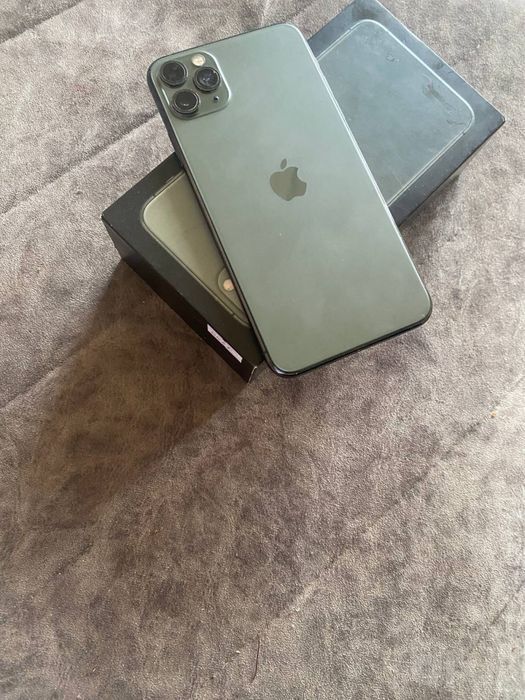 Iphone 11 Pro Max Green Full Karobka Bor