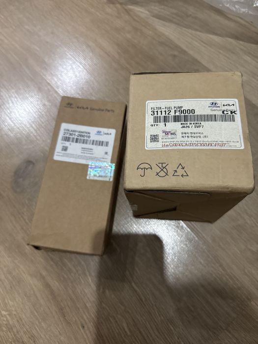 Для киа рио4 фильтр и катушка