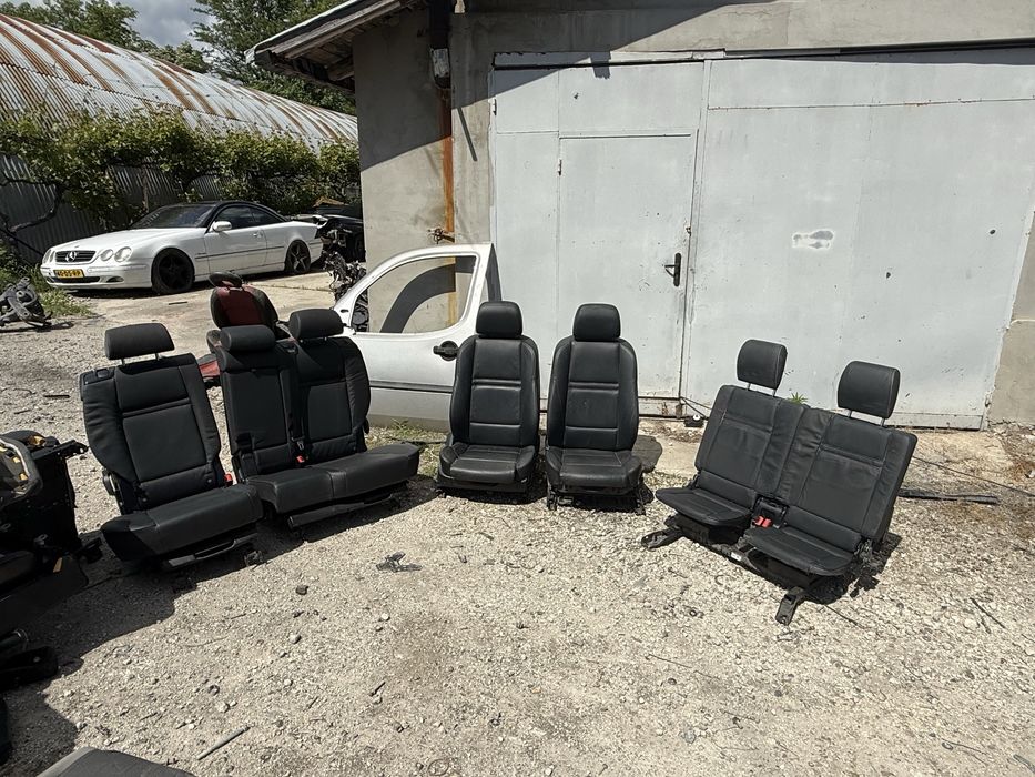 Рекаро Салон Bmw x5 e70 6+1 Трети ред ( Предни, Задни, Трети ред ) ( Седалки Бмв Х5 Е70 ) ( Кожа ел. памет )