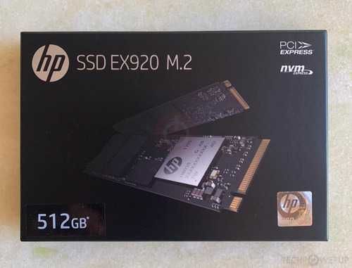 SSD 512GB HP EX920 PCI Express 3.0 x4 M.2 2280 NVMe 3200 MB sec. sigilat nou