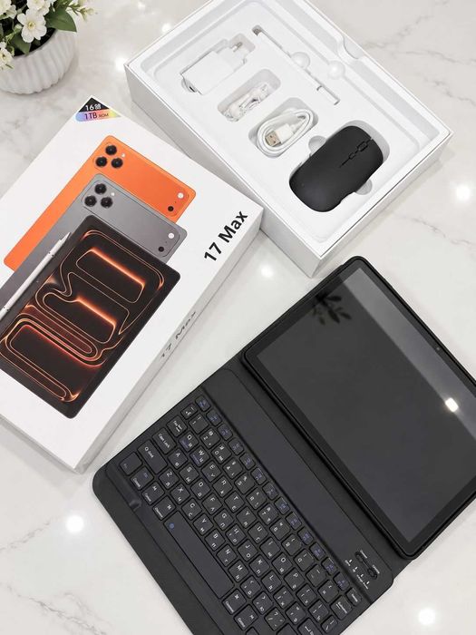 НОВЫЙ OZCT 17 Max Wi-Fi +5G 10.1 дюйм 16 Гб/1024 Гб оранжев 1 Терабайт