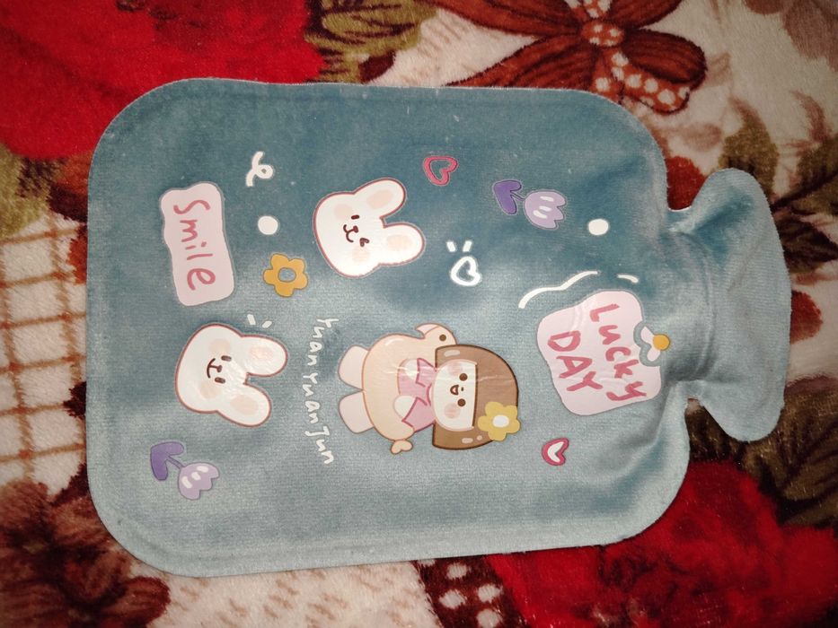 Sticlă cu apă caldă cu husă plușata diferite mărimi și modele