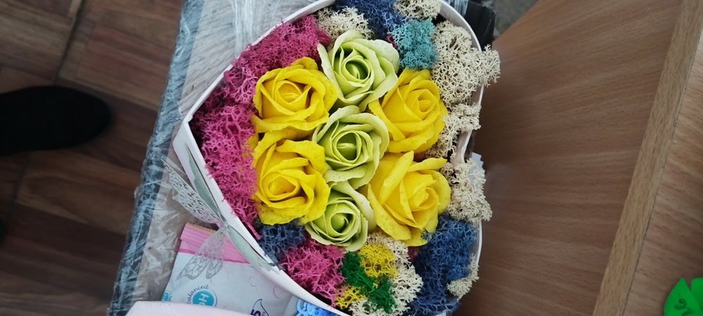 Декорации от жив скандинавски мъх