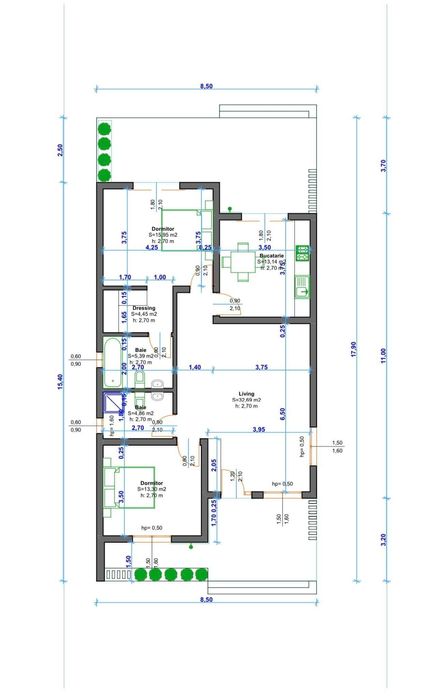 Casa noua tip Parter Buzau-Maracineni Euro 85