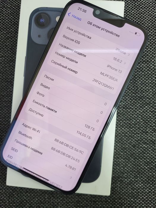 Продам Айфон 13 ( 128гб ) Акб  89%