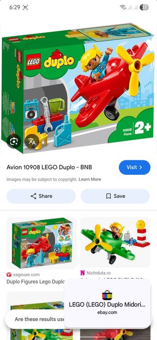 Lego duplo avionul