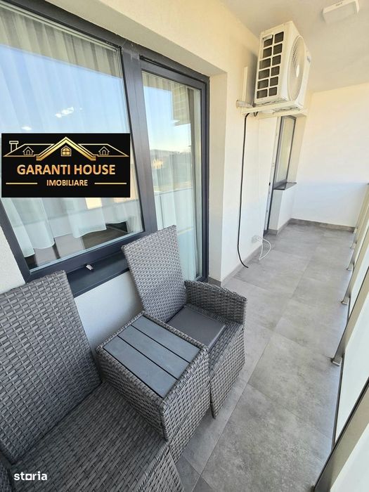 Zona Lamaitei, apartament cu 2 camere, terasa, parcare, 350€/Luna