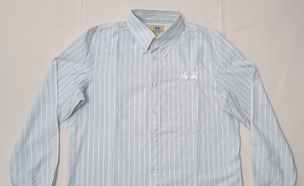 La Martina Long Sleeve оригинална риза L памучна дълъг ръкав