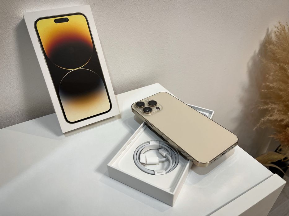 iPhone 14 Pro Max  Fullbox, Culoare Gold, Top!*