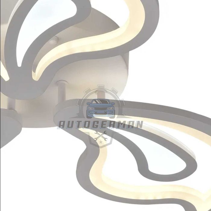 Дизайнерски плафон черен с LED 3-степенна димируема лед полилей