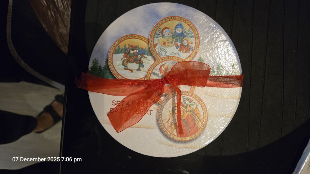 Коледни чинийки 4 бр.