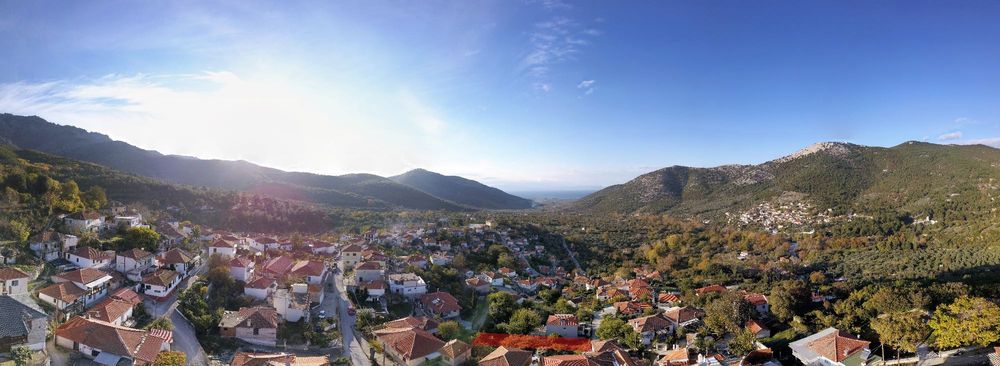 Рахони, о-в Тасос-парцел 403 кв.м в регулация, застрояване до 240 кв.м