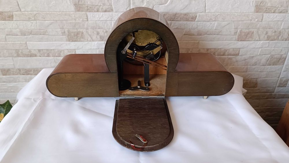 Стар каминен часовник - WEIMAR - Germany - Антика - 1970"