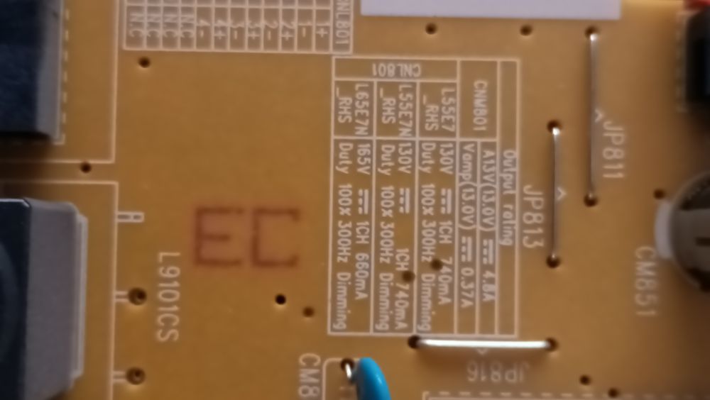 Piese componente TV Samsung UE55RU7092