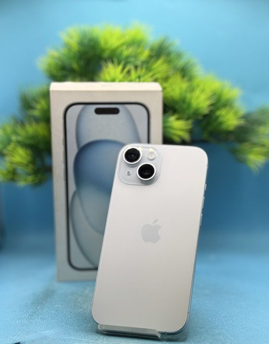 ОТЛИЧЕН!!! Apple iPhone 15, 128GB, 5G, Blue