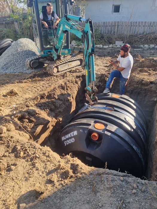 Miniexcavator/Picon/Transport Basculabil de inchiriat