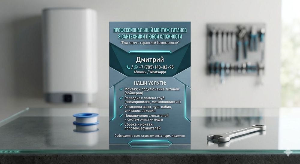 Установка Титана + Сантехника