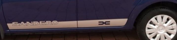 Set bandouri autocolant Dacia Sandero/Logan